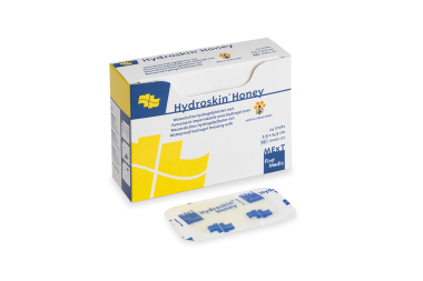 
            Hydroskin Honey, pansement imperméable avec Hydrogel avec medical grade honey
    